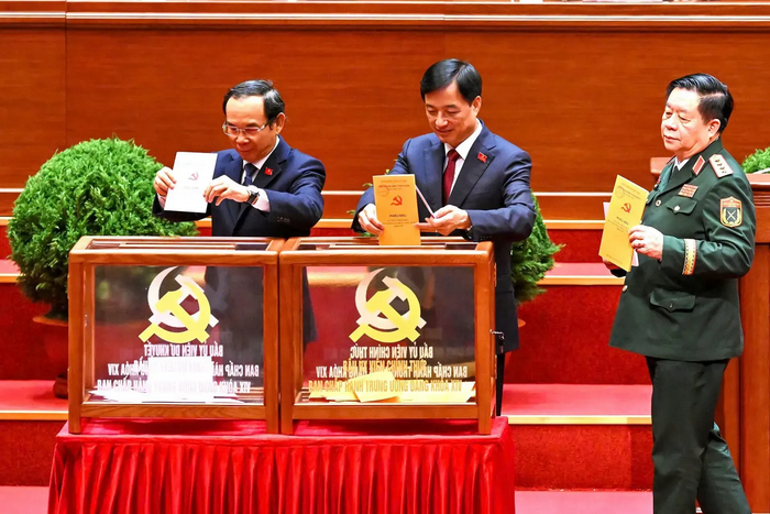 Hình ảnh Đoàn đại biểu Đảng bộ Thành phố Hà Nội dự Đại hội XIV của Đảng