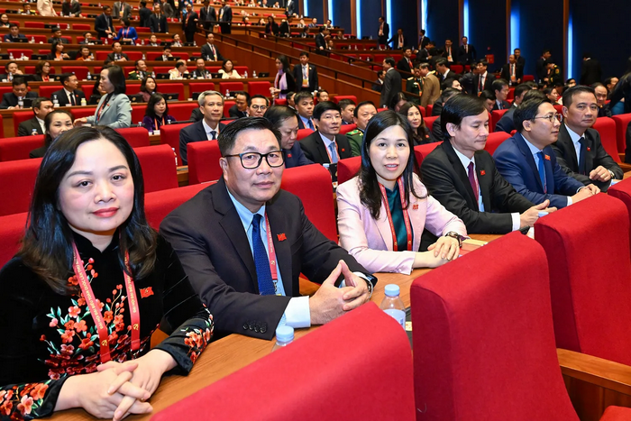 Hình ảnh Đoàn đại biểu Đảng bộ Thành phố Hà Nội dự Đại hội XIV của Đảng