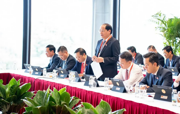 Hình ảnh Đoàn đại biểu Đảng bộ Thành phố Hà Nội dự Đại hội XIV của Đảng