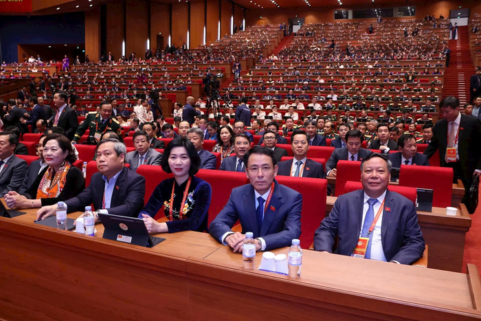 Hình ảnh Đoàn đại biểu Đảng bộ Thành phố Hà Nội dự Đại hội XIV của Đảng