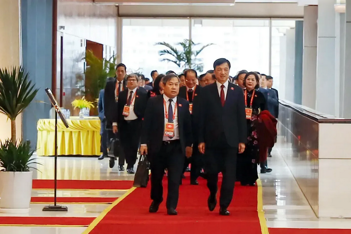 Hình ảnh Đoàn đại biểu Đảng bộ Thành phố Hà Nội dự Đại hội XIV của Đảng