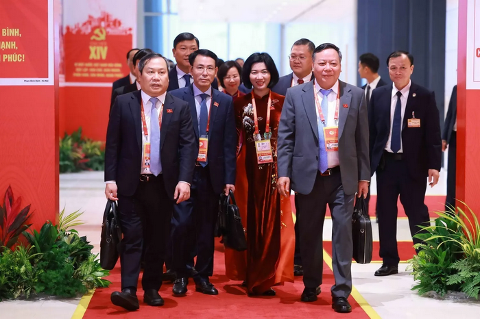 Hình ảnh Đoàn đại biểu Đảng bộ Thành phố Hà Nội dự Đại hội XIV của Đảng