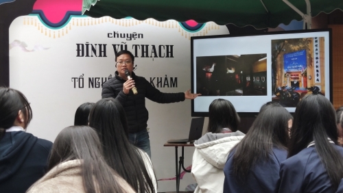 Khơi dậy nghề chạm khảm giữa lòng di sản đình Vũ Thạch