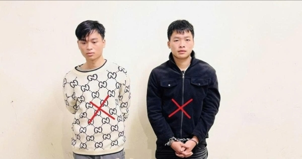 Hai đối tượng bị bắt giữ.