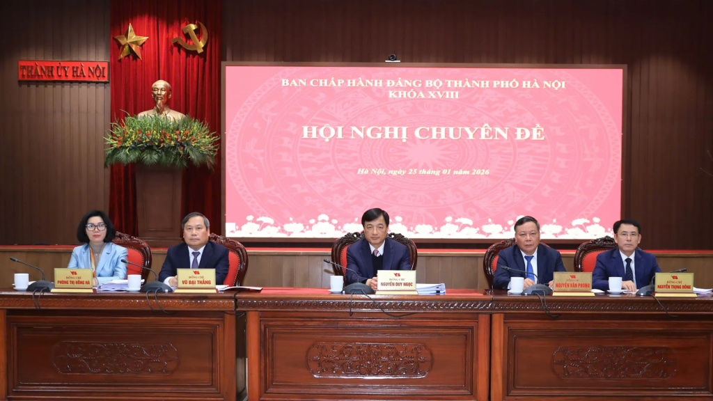 Bí thư Thành ủy Nguyễn Duy Ngọc: mỗi quyết sách phát triển Thủ đô phải tạo đột phá ngay trong năm 2026