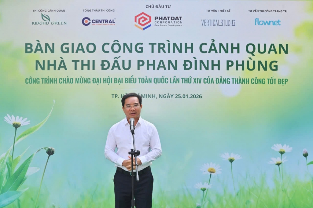 Phát Đạt bàn giao công trình cảnh quan “rừng sinh thái trong lòng đô thị”