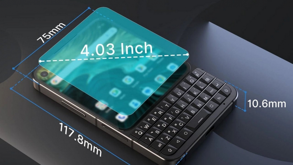 Điện thoại phím cứng phong cách BlackBerry trở lại mạnh mẽ