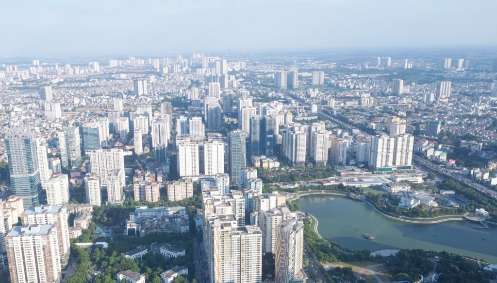 Một góc phường Yên Hòa, Hà Nội. Ảnh Khánh Huy