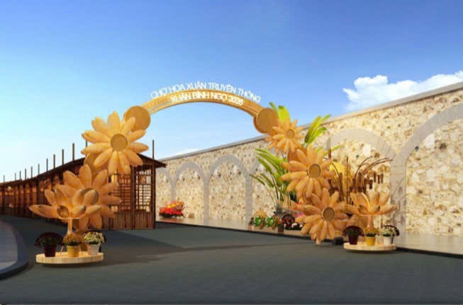 Chợ hoa Xuân phường Hoàn Kiếm phát huy bản sắc văn hóa dân tộc