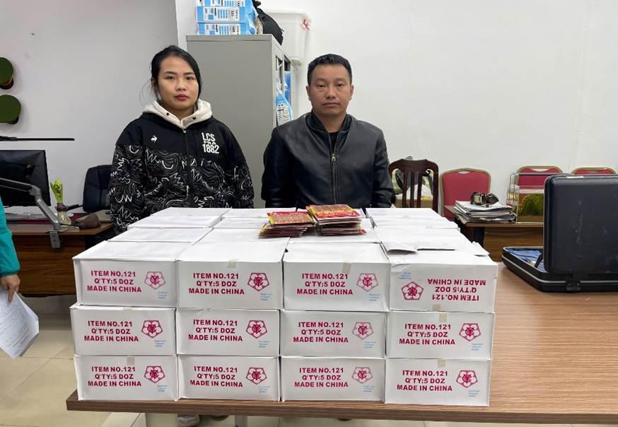 Đối tượng Phạm Thị Thu Thảo và Tạ Duy Sơn. Ảnh: CQCA Đối tượng Phạm Thị Thu Thảo và Tạ Duy Sơn. Ảnh: CQCA