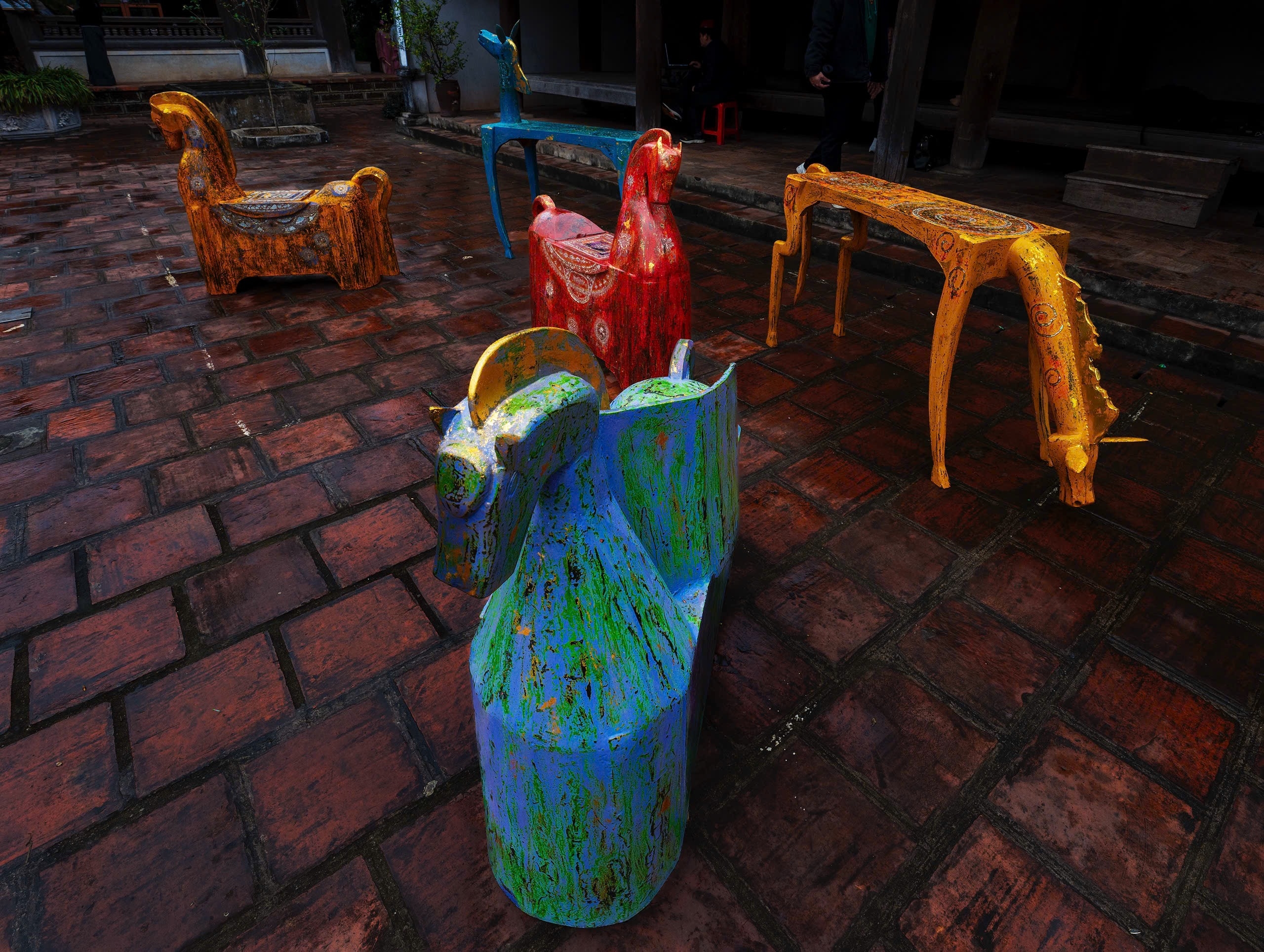 Cận cảnh bộ sưu tập sơn mài “Gióng” chào đón Năm Bính Ngọ 2026