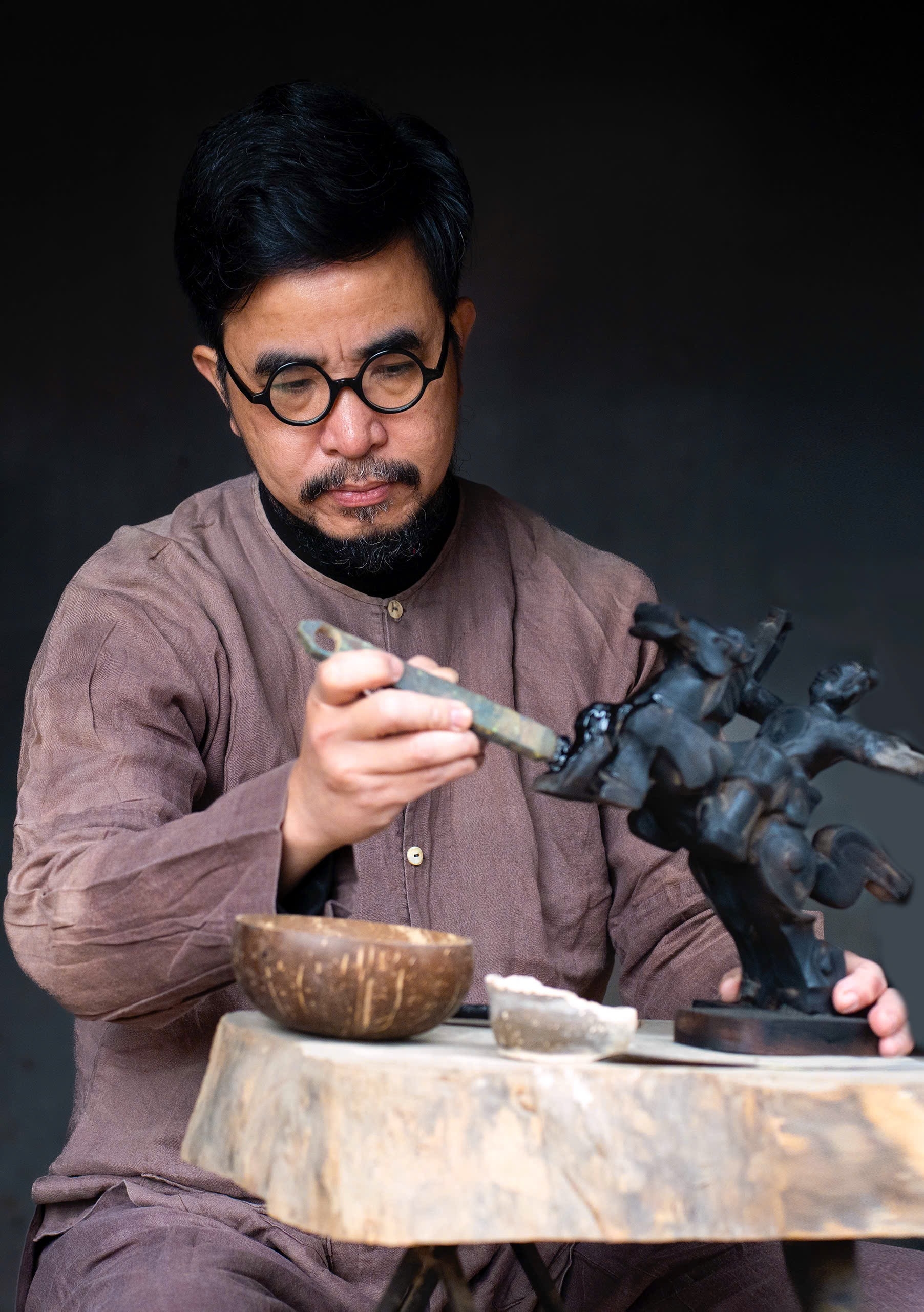 Cận cảnh bộ sưu tập sơn mài “Gióng” chào đón Năm Bính Ngọ 2026