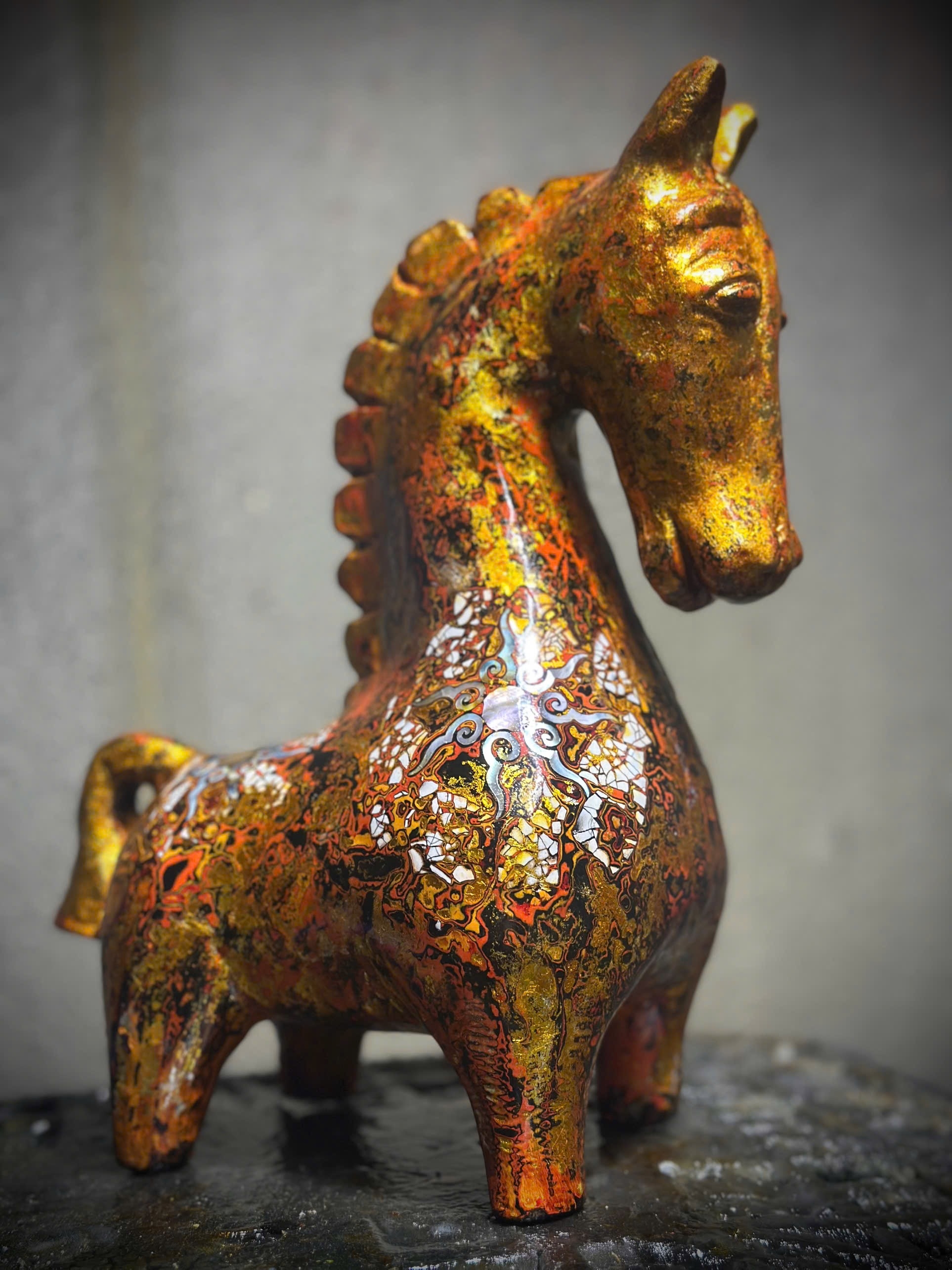 Cận cảnh bộ sưu tập sơn mài “Gióng” chào đón Năm Bính Ngọ 2026