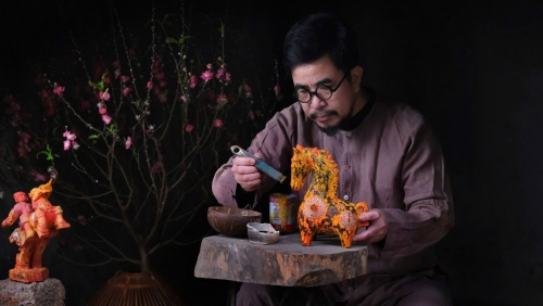 Cận cảnh bộ sưu tập sơn mài “Gióng” chào đón Năm Bính Ngọ 2026