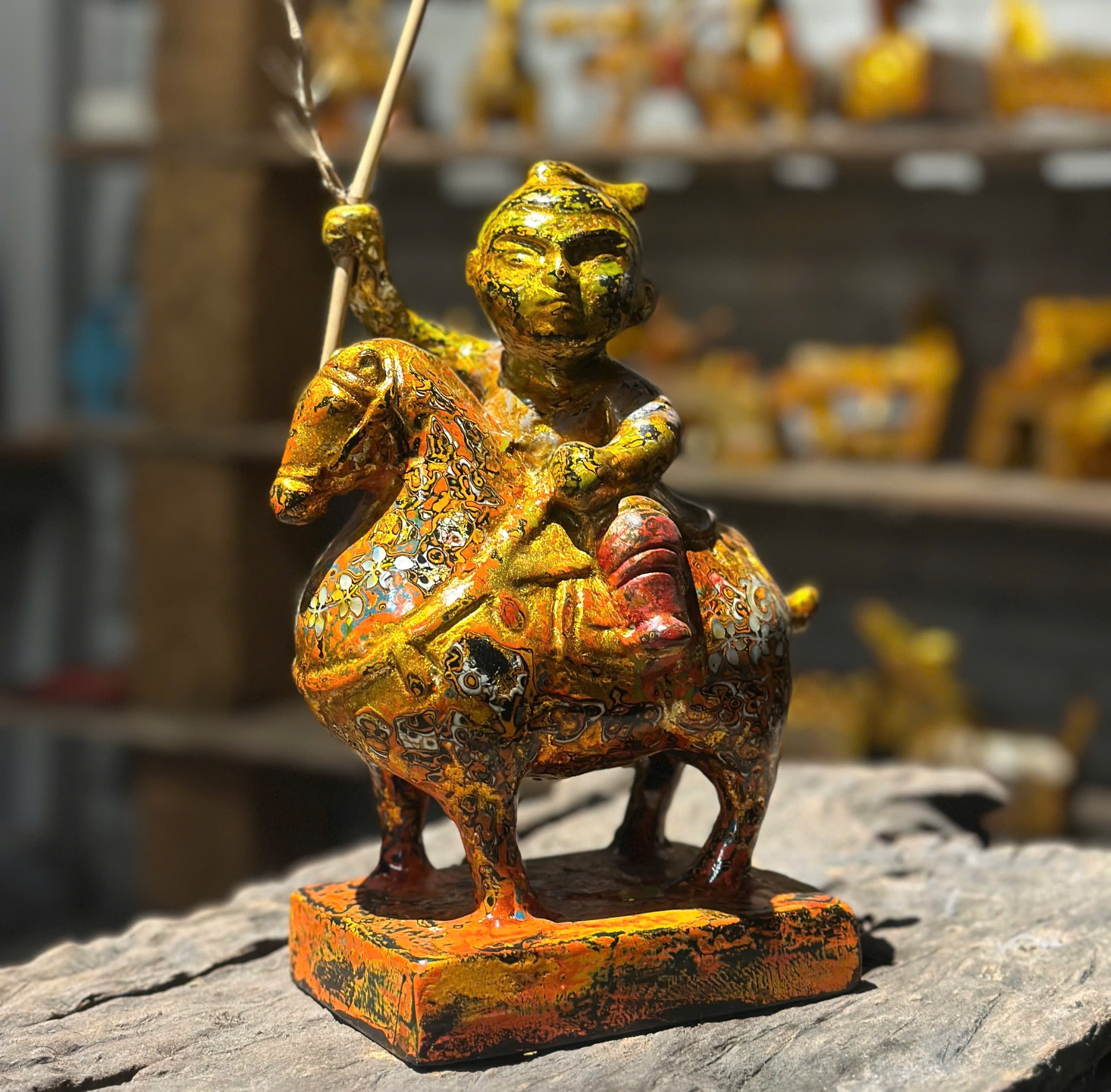 Cận cảnh bộ sưu tập sơn mài “Gióng” chào đón Năm Bính Ngọ 2026