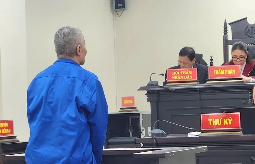 Bị cáo tại tòa. Ảnh: V.L