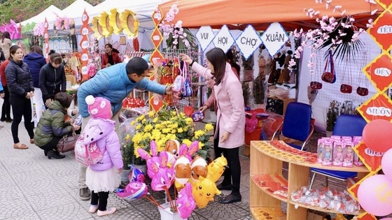 Hà Nội trưng bày sản phẩm tiêu dùng phục vụ Tết Bính Ngọ - "Xuân Đoàn Viên"