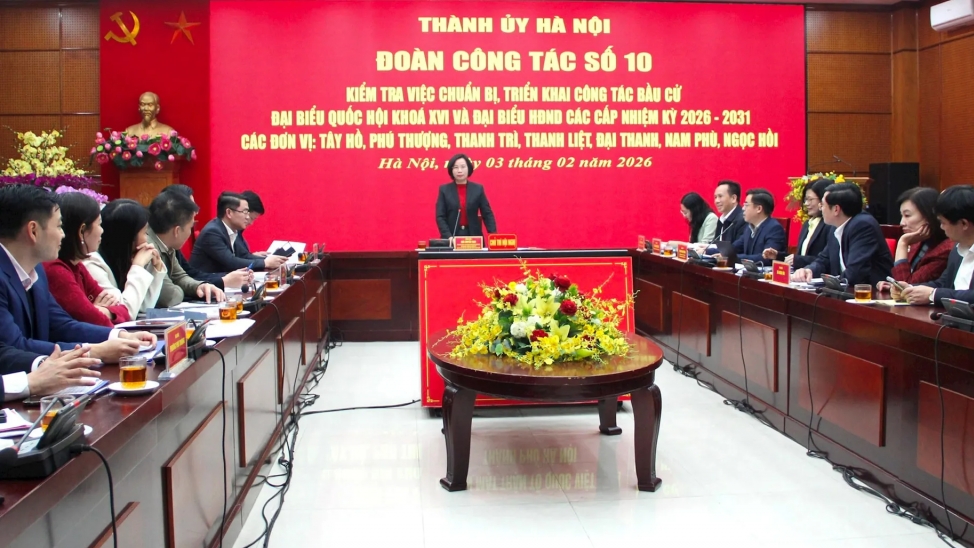 Hà Nội: cấp ủy địa phương trực tiếp lãnh đạo triển khai công tác bầu cử đúng tiến độ, chất lượng