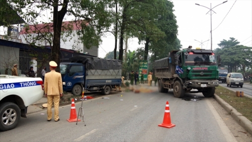 Thông tin về vụ tai nạn giao thông khiến một cán bộ Cảnh sát giao thông hy sinh