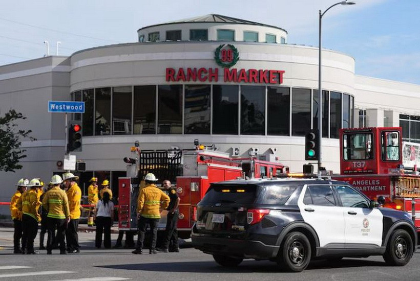 Hiện trường vụ việc. (Ảnh: AP