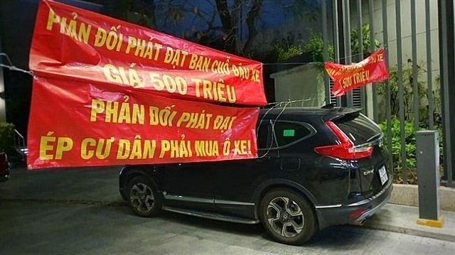 Bán chỗ đậu xe trong chung cư, đúng hay sai? ban cho dau xe trong chung cu dung hay sai 176334