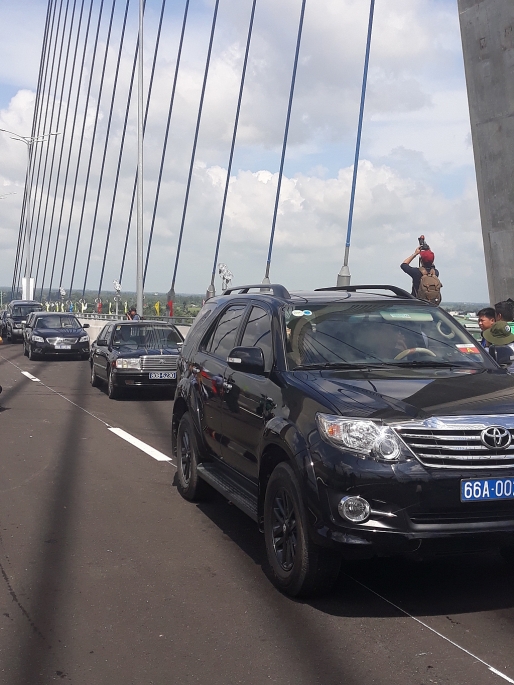 Khánh thành cầu Vàm Cống khanh thanh cau vam cong