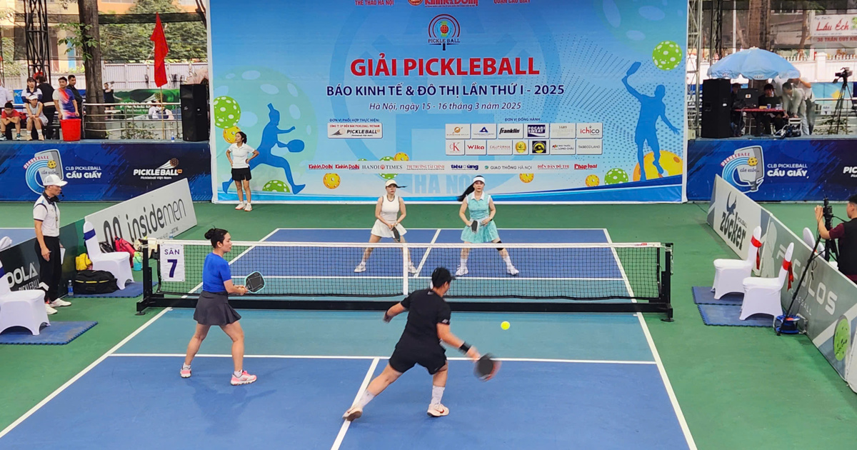 Những hình ảnh ấn tượng tại Giải Pickleball báo Kinh tế&amp; Đô thị lần thứ 1 2025