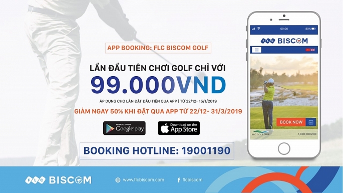 flc biscom golf ung dung choi golf khong the thieu cua cac golfer