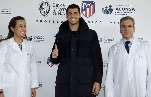 Morata chính thức gia nhập Atletico Madrid