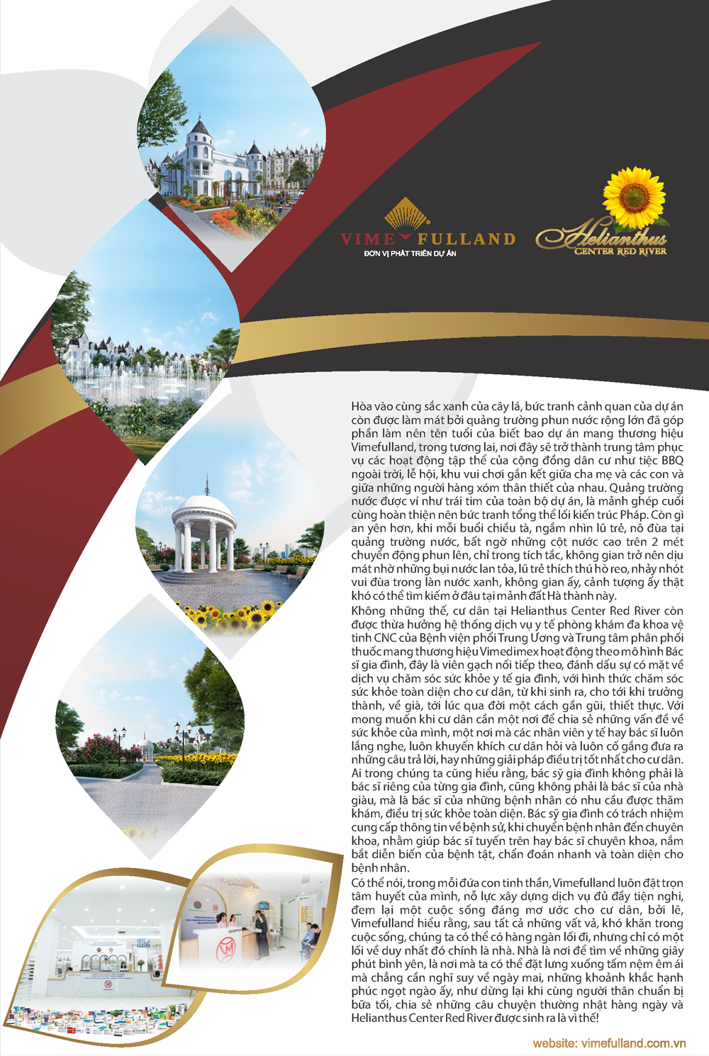 Vimefulland ra mắt dự án Helianthus Center Red River Hoa Hướng Dương, Hoa mặt trời rực rỡ