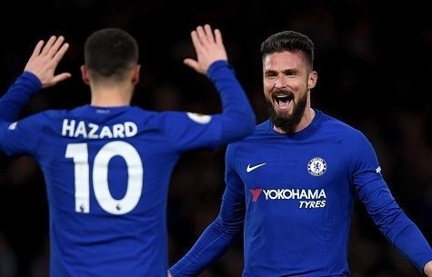 Hazard thi đấu thăng hoa, Chelsea đè bẹp West Brom để trở lại Top 4