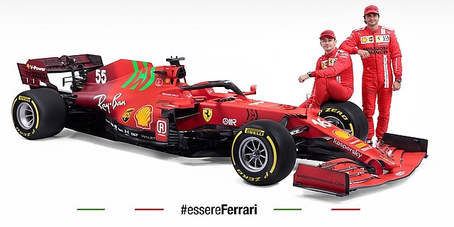 Ferrari chính thức ra mắt mẫu xe mới trong mùa giải F1 2021