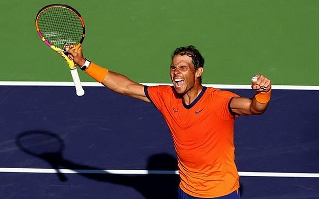 Nadal vất vả tiến vào bán kết Indian Wells 2022