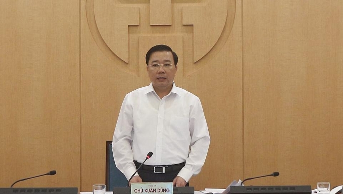 Phó Chủ tịch UBND TP Chử Xuân Dũng phát biểu kết luận hội nghị