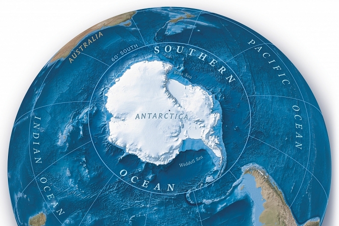 Hình ảnh khu vực của Nam Đại Dương.