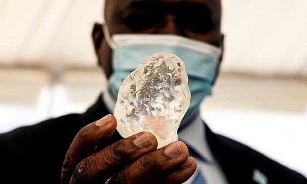 Viên kim cương lớn thứ 3 thế giới được phát hiện tại . (Ảnh: AFP)