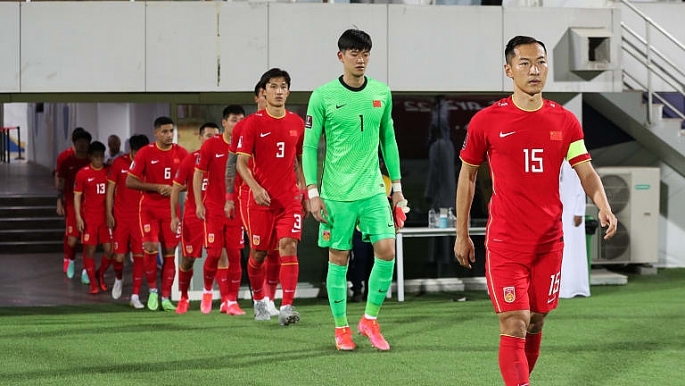 Đội trưởng đội tuyển Trung Quốc - Wu Xi (số 15). (Ảnh: FIFA) Đội trưởng đội tuyển Trung Quốc - Wu Xi (số 15). (Ảnh: FIFA)