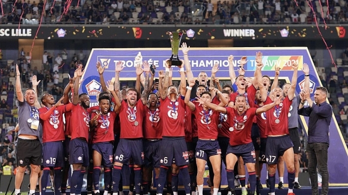 Đánh bại PSG, Lille giành Siêu cúp Pháp 2021