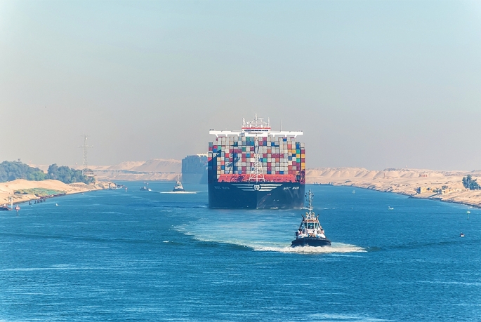 Doanh thu của kênh đào Suez đạt mức kỷ lục