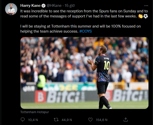 Harry Kane chính thức chốt tương lai