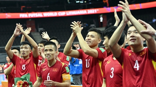 Đôi tuyển Việt Nam được thưởng lớn sau trận đấu xuất sắc tại vòng 1/8 Futsal World Cup