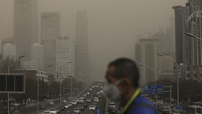 Ô nhiễm không khí tại Bắc Kinh, Trung Quốc. (Nguồn: EPA)