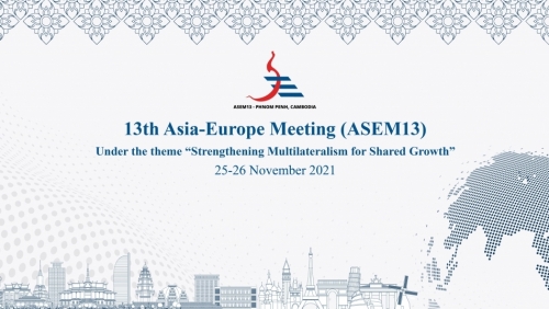Hội nghị Cấp cao ASEM lần thứ 13 sẽ do Campuchia chủ trì