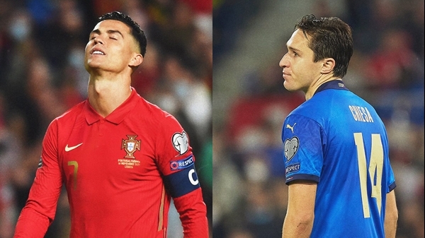 Bồ Đào Nha và Italia “một mất một còn” để tranh vé tham dự World Cup 2022