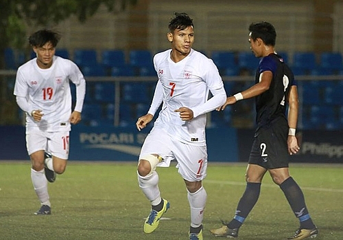 u22 myanmar tro thanh doi bong dau tien gianh ve vao ban ket sea games 30