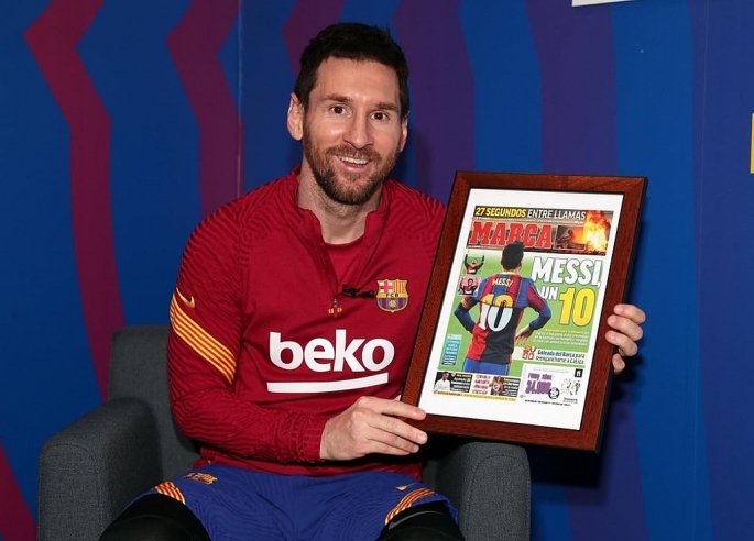 Messi nhận giải Pichichi thứ 7 trong sự nghiệp messi nhan giai pichichi thu 7 trong su nghiep