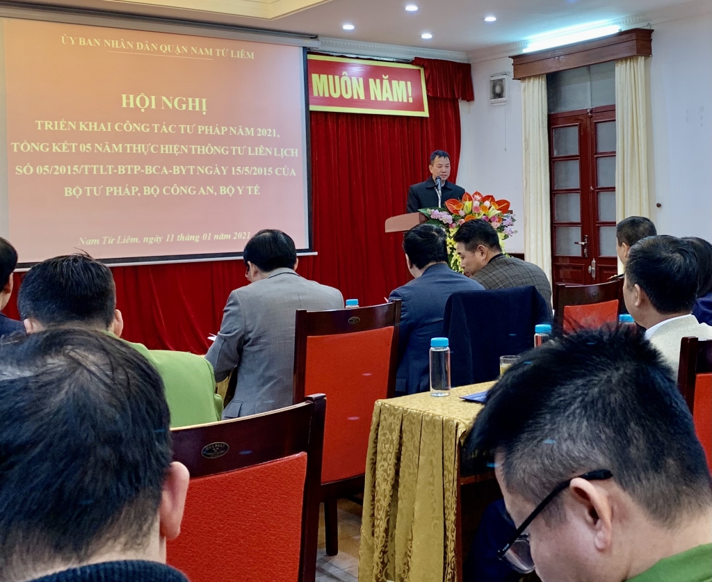 Tư pháp quận Nam Từ Liêm tích cực góp phần xây dựng Tư pháp Thủ đô