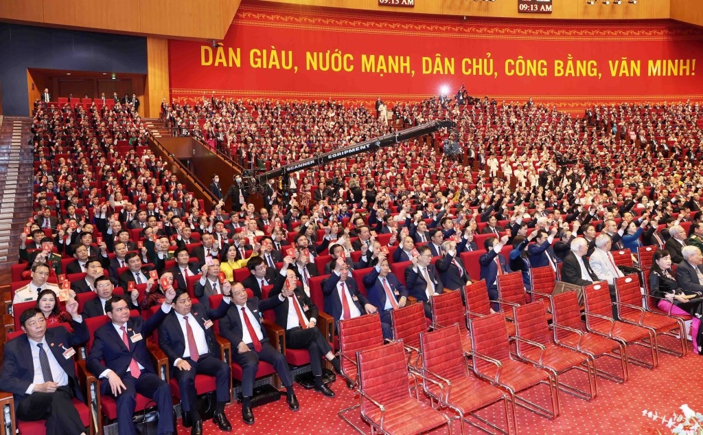 Những hình ảnh tại phiên bế mạc Đại hội XIII của Đảng