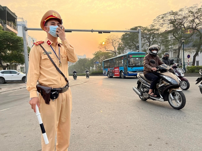 Bảo đảm ATGT cho học sinh tiểu học tới trường an toàn