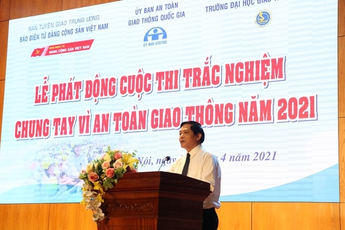 Phát động cuộc thi trắc nghiệm “Chung tay vì an toàn giao thông” trên mạng xã hội VCNet